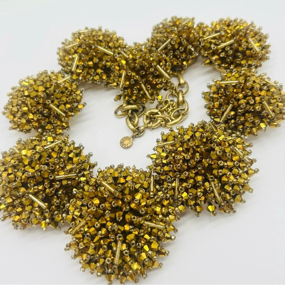 J. Crew Gold Firecracker Necklace